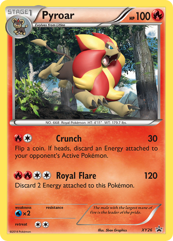 Pyroar (XY26) [XY: Promociones de Black Star] 