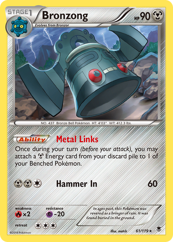 Bronzong (61/119) [XY: Fuerzas fantasma] 