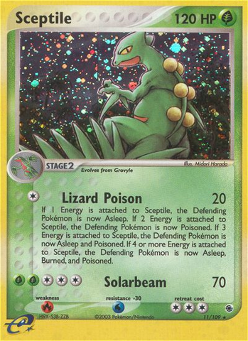 Sceptile (11/109) [EX: Rubí y Zafiro] 