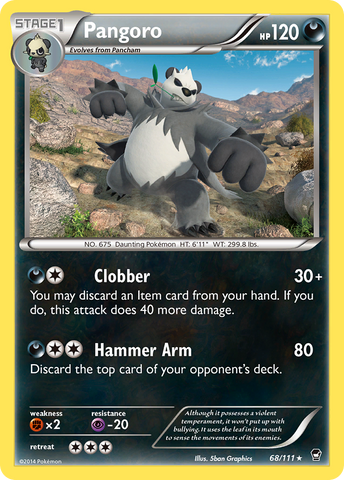 Pangoro (68/111) [XY: Puños furiosos] 