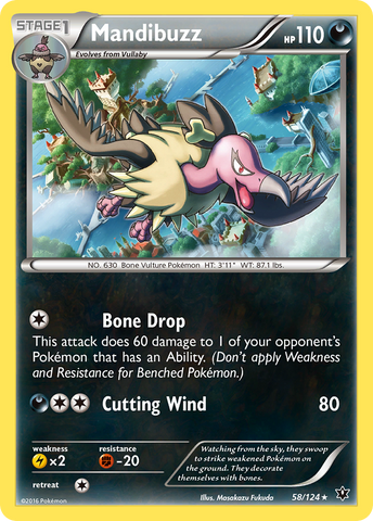Mandibuzz (58/124) [XY: Destinos en colisión] 