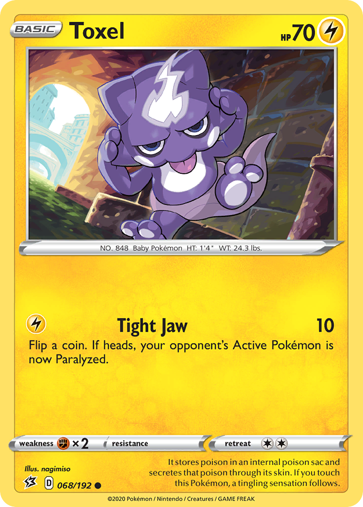 Toxel (068/192) [Espada y escudo: Choque rebelde] 