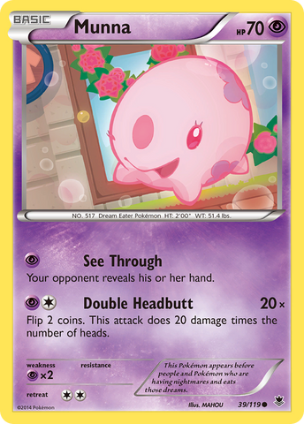 Munna (39/119) [XY: Fuerzas fantasma] 