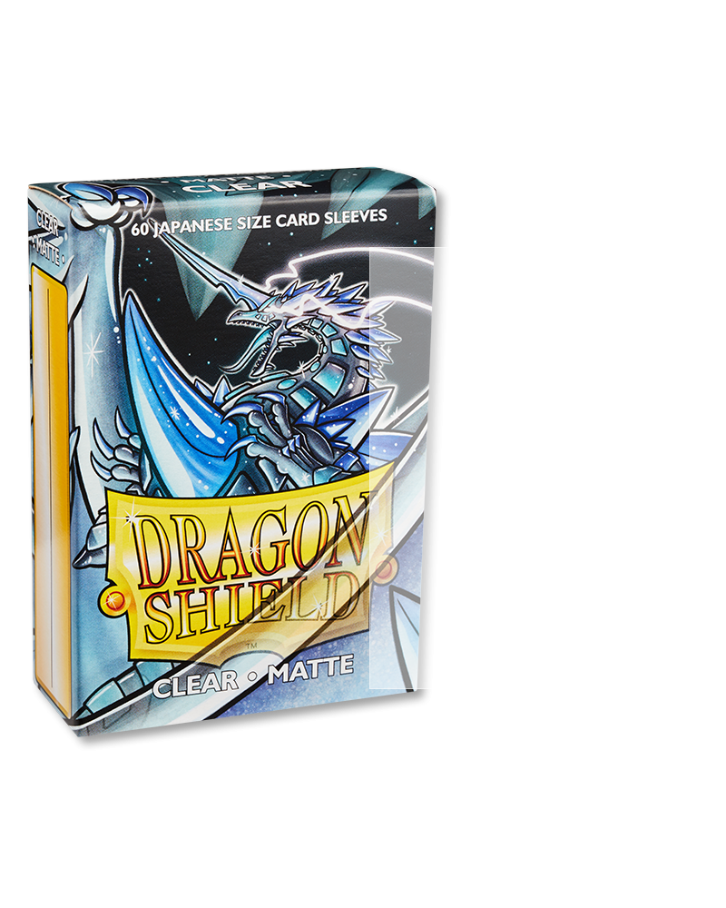 Dragon Shield Sleeves - JAPANESE SIZE - Matte Clear (60 protectores)