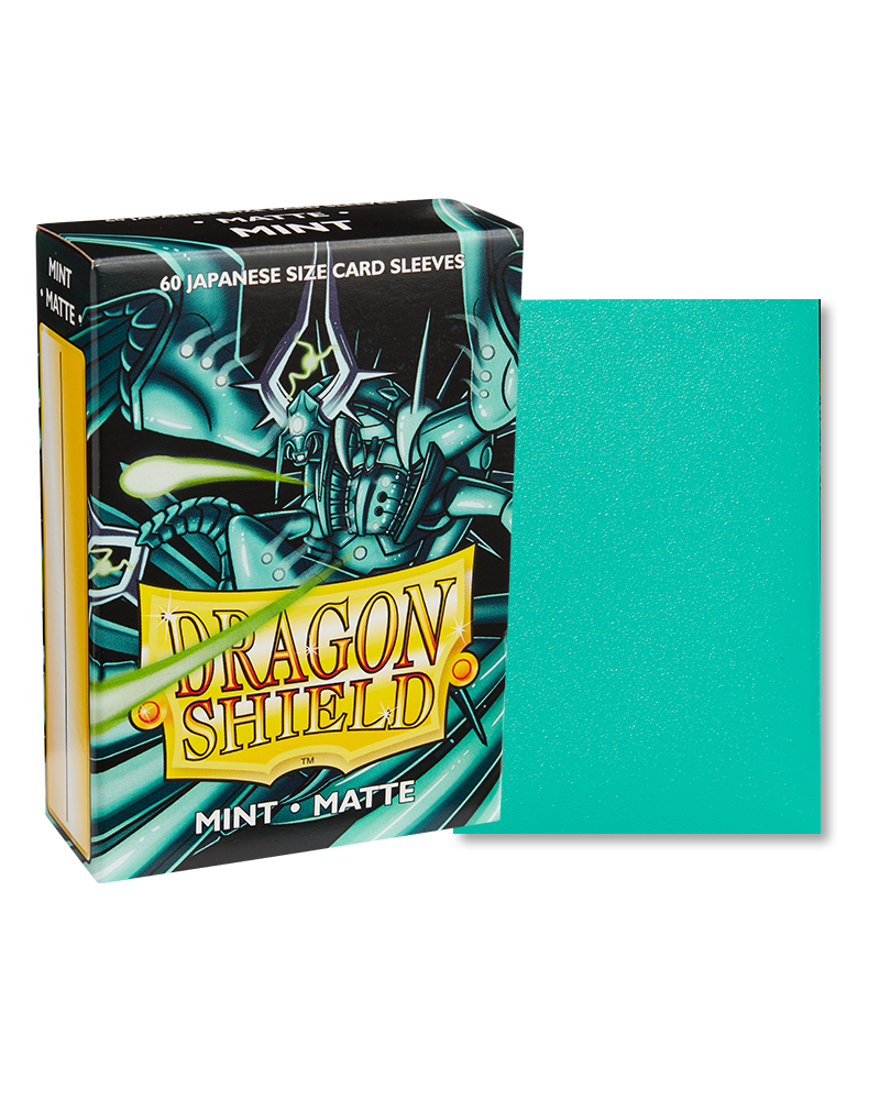 Dragon Shield Sleeves - JAPANESE SIZE - Matte Mint (60 protectores)