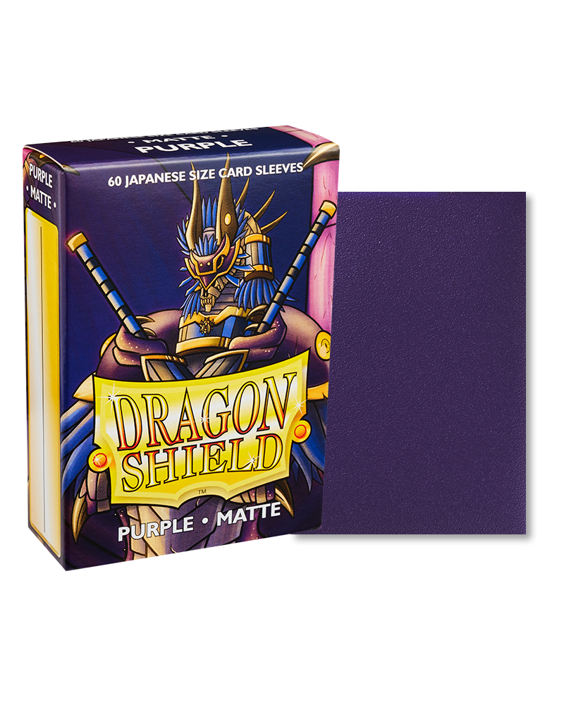 Dragon Shield Sleeves - JAPANESE SIZE - Matte Purple (60 protectores)