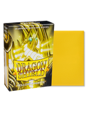 Dragon Shield Sleeves - JAPANESE SIZE - Matte Yellow (60 protectores)