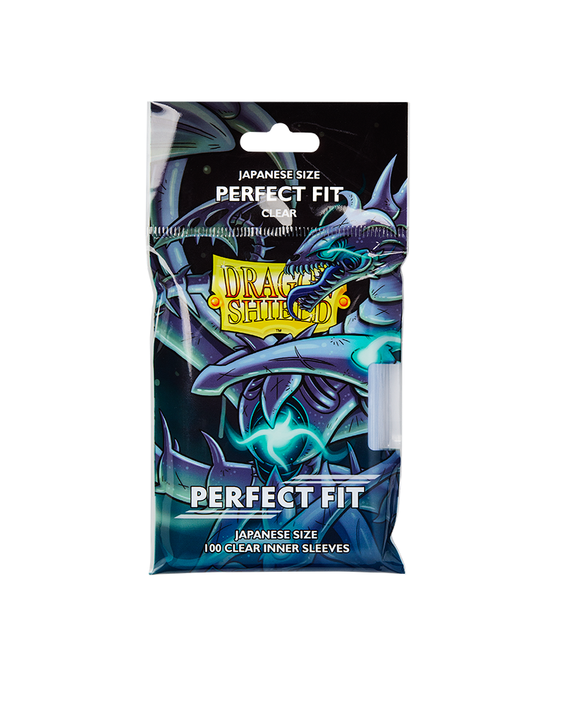 Dragon Shield Perfect Fit Sleeves - Japanese - Clear (100 protectores)