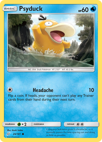 Psyduck (26/181) [Sol y Luna: Forman equipo] 
