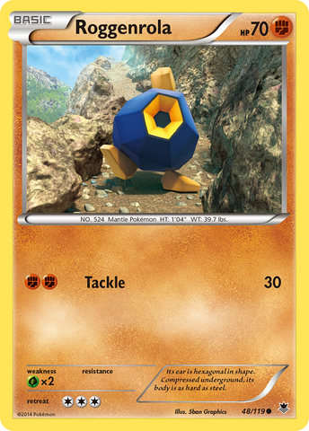Roggenrola (48/119) [XY: Fuerzas fantasmas] 