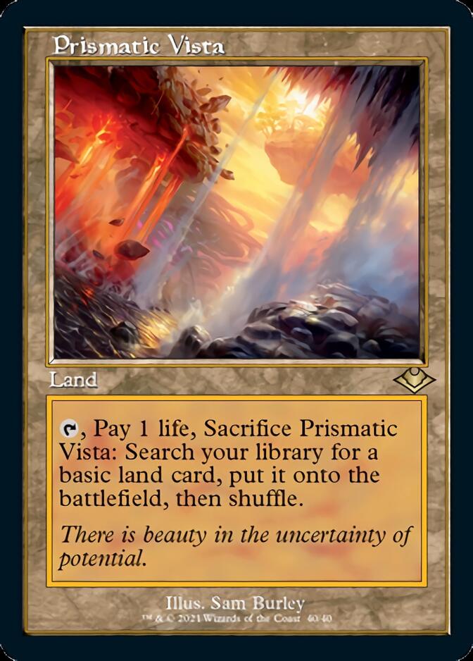 Vista prismática (grabado en lámina retro) [Horizontes modernos 2] 