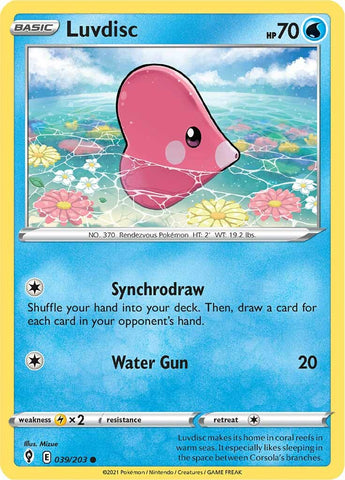 Luvdisc (039/203) [Espada y escudo: cielos en evolución] 