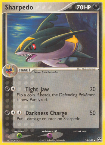 Sharpedo (38/108) [EX: Guardianes del poder] 