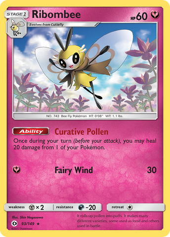 Ribombee (93/149) [Sol y Luna: Conjunto básico] 