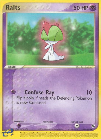 Ralts (66/109) [EX: Rubí y Zafiro] 