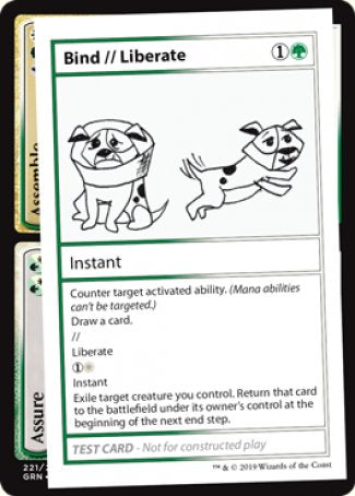 Bind // Liberate (Edición 2021) [Tarjetas de prueba de juego Mystery Booster] 