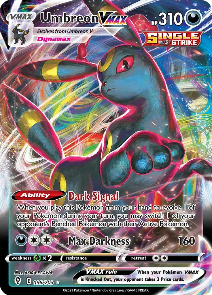 Umbreon VMAX (095/203) [Espada y escudo: cielos en evolución] 
