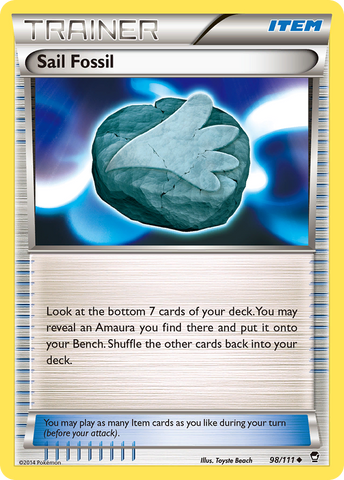 Sail Fossil (98/111) [XY: Puños furiosos] 