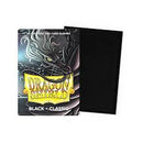 Dragon Shield Sleeves - JAPANESE SIZE - Classic Black (60 protectores)