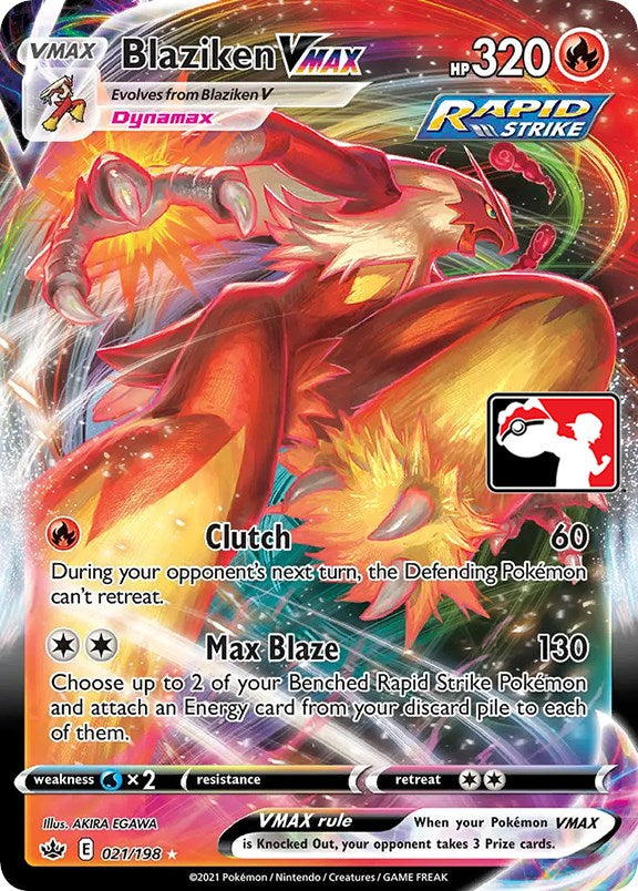 Blaziken VMAX (021/198) [Paquete de premios Serie uno] 
