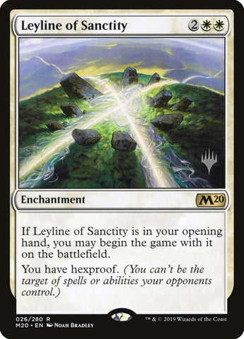 Leyline of Sanctity (paquete promocional) [Promociones de la colección básica 2020] 