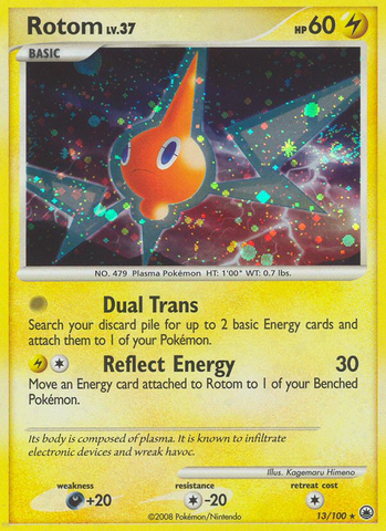 Rotom (13/100) [Diamante y Perla: Amanecer majestuoso] 