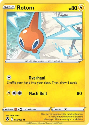 Rotom (053/195) [Espada y escudo: Tempestad de plata] 