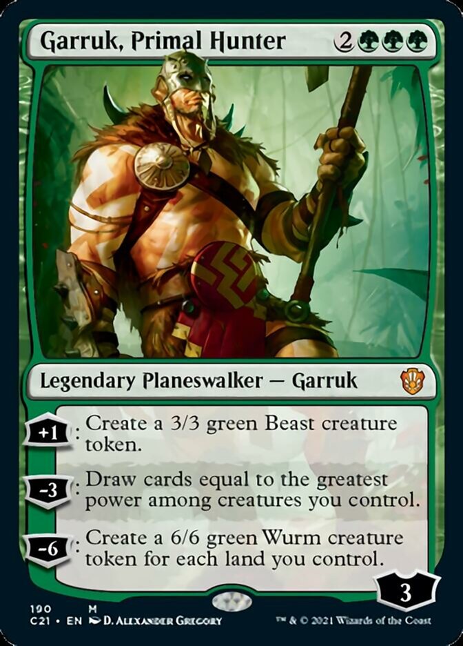 Garruk, cazador primigenio [Comandante 2021] 