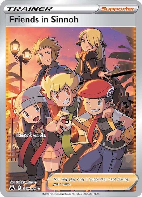 Amigos en Sinnoh (149/159) (Arte completo) [Espada y escudo: Crown Zenith] 