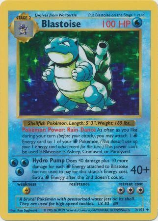 Blastoise (2/102) [Conjunto básico Shadowless Unlimited] 