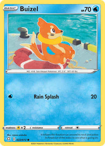 Buizel (022/072) [Espada y escudo: Destinos brillantes] 