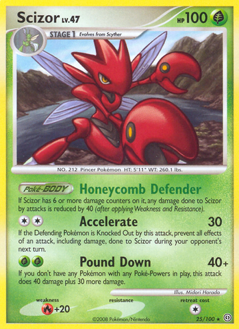 Scizor (25/100) [Diamante y Perla: Stormfront] 