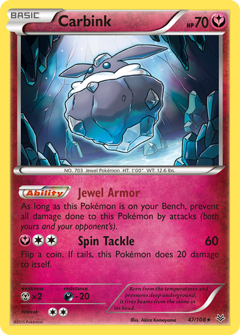Carbink (47/108) [XY: Cielos rugientes] 