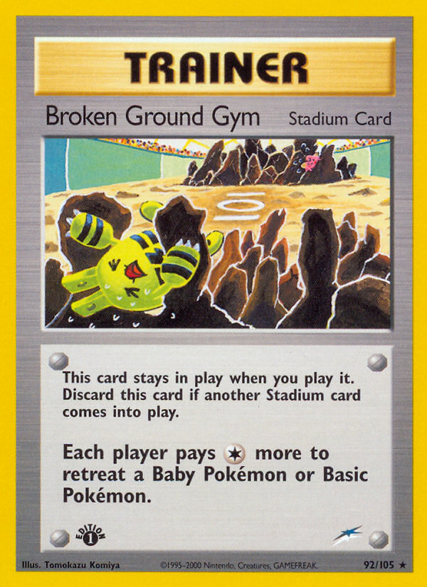broken ground gym from neo destiny