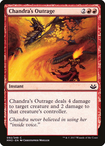 La indignación de Chandra [Modern Masters 2017] 