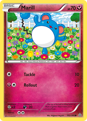 Marill (102/160) [XY: Choque primigenio] 