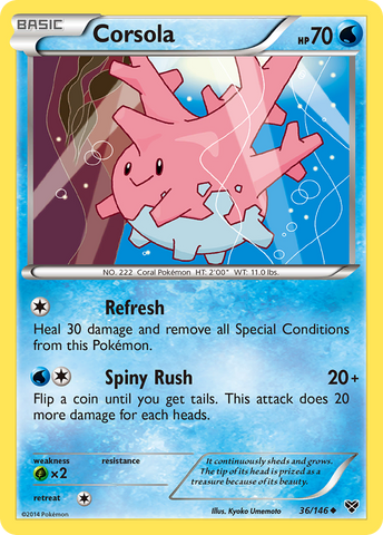Corsola (36/146) [XY: Conjunto básico] 