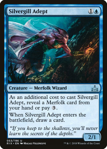 Adepto Silvergill [Rivales de Ixalan] 