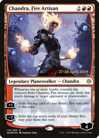 Chandra, artesano del fuego [Promociones de presentación de War of the Spark] 