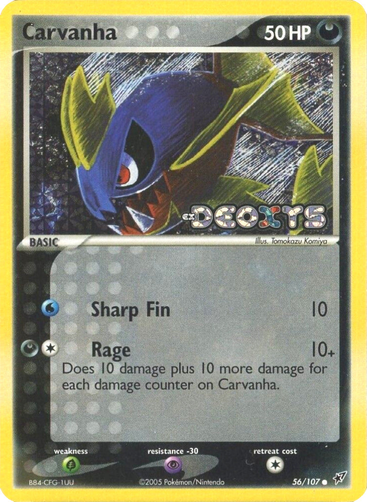 Carvanha from ex deoxys