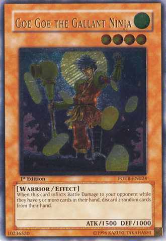Goe Goe el Ninja Galante [FOTB-EN024] Ultimate Rare 