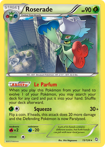 Roserade (15/124) [Blanco y Negro: Dragones Exaltados] 