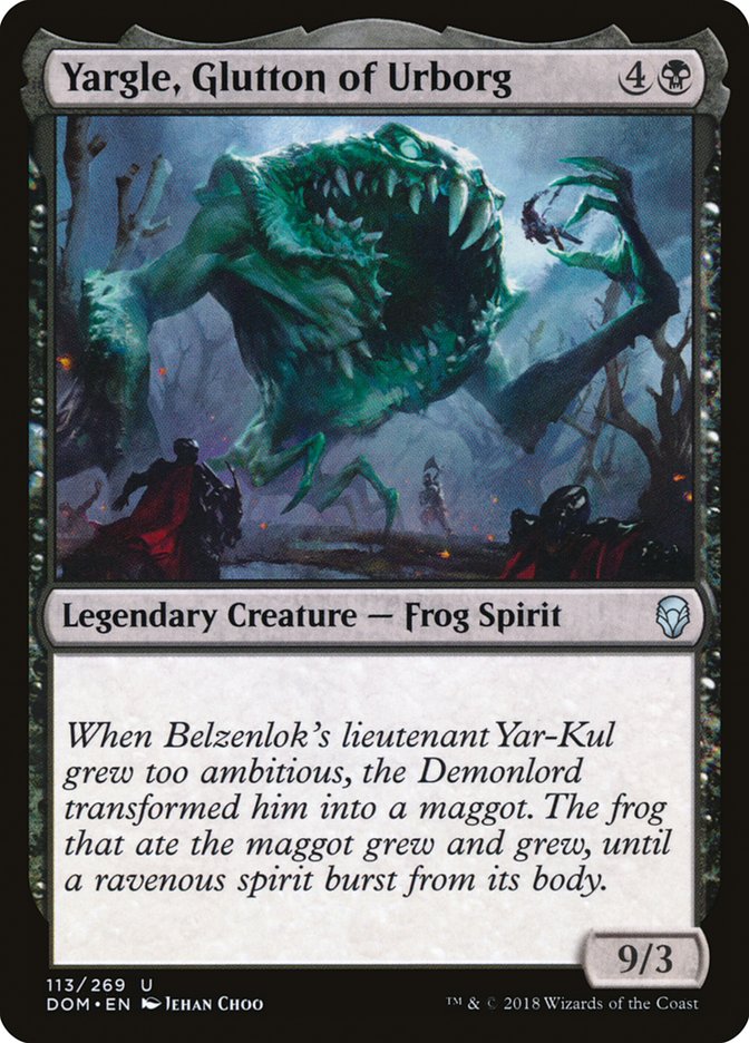 Yargle, glotón de Urborg [Dominaria] 