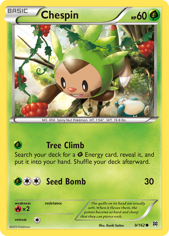 Chespin (9/162) [XY: AVANCE] 