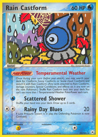 Rain Castform (23/101) [EX: Leyendas ocultas] 