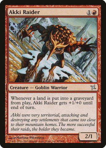 Akki Raider [Traidores de Kamigawa] 