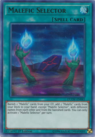 Selector Maléfico [DUOV-EN045] Ultra Raro 