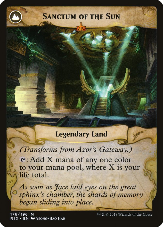 Puerta de Azor // Santuario del Sol [Rivales de Ixalan] 