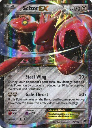 Scizor EX (76/122) (Tarjeta Jumbo) [XY: Punto de interrupción] 