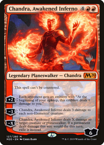 Chandra, Awakened Inferno (paquete promocional) [Promociones de la colección básica 2020] 
